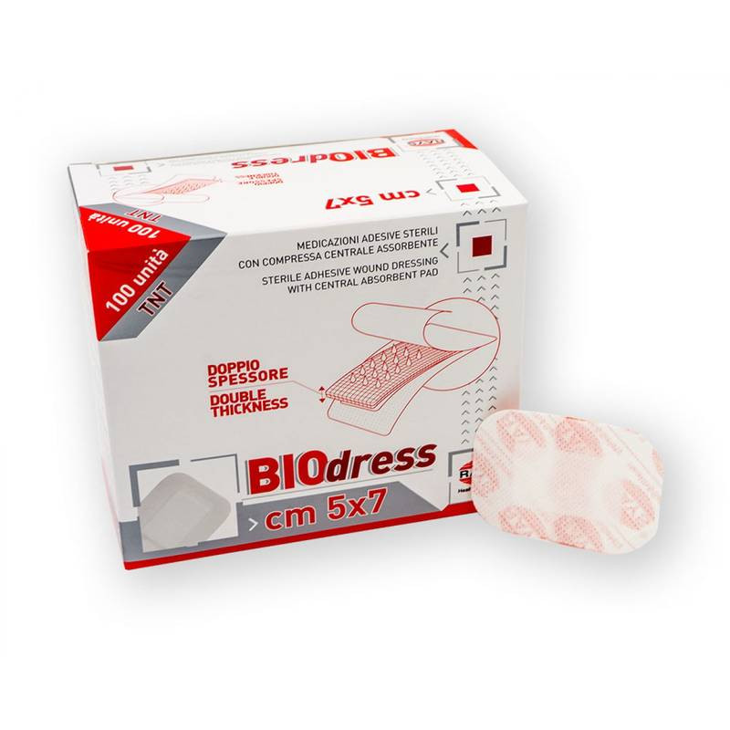 MEDICAZIONI ADESIVE STERILI IN CEROTTO 8 x 15CM