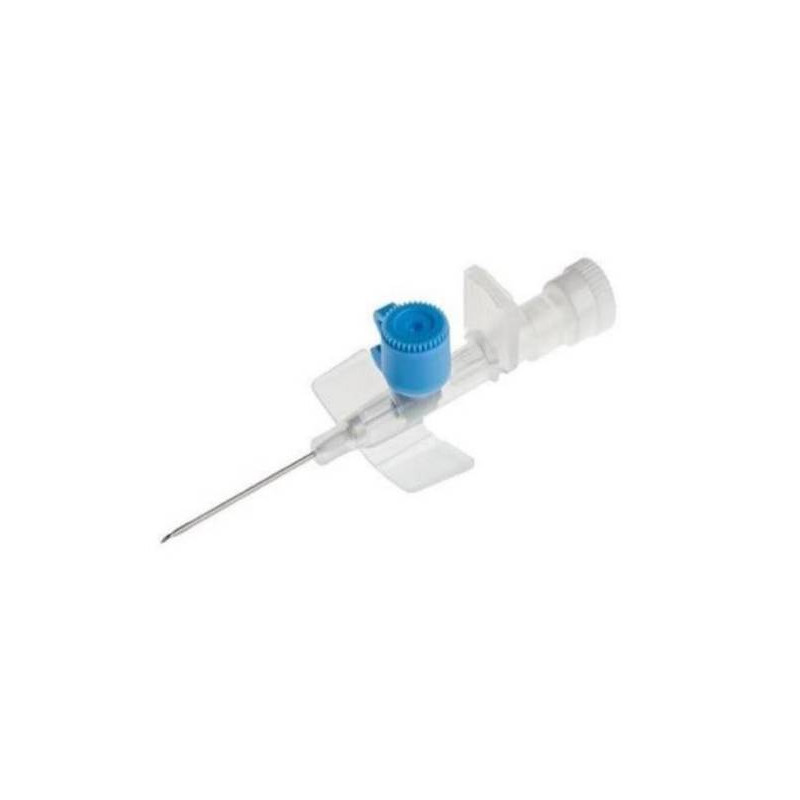 AGHI CANNULA CLIP VEN SAFE 2 VIE CON ALI 22G x 25MM