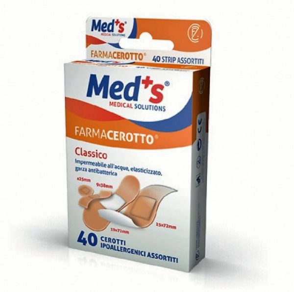 CEROTTI STRIP MISTI PVC - CONFEZIONE DA 40 CEROTTI 
