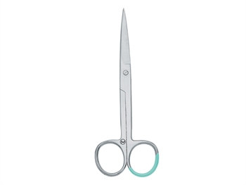 FORBICI CHIRURGICHE PUNTE ACUTE RETTE 13CM METALLO STERILE