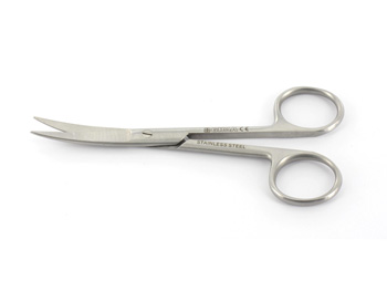 FORBICI CURVE PUNTE ACUTE 18CM
