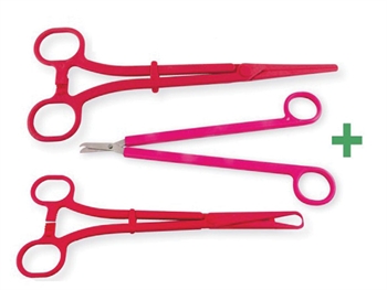 KIT PER POSIZIONARE E RIMUOVERE SPIRALE IUD STANDARD CON FORBICI 