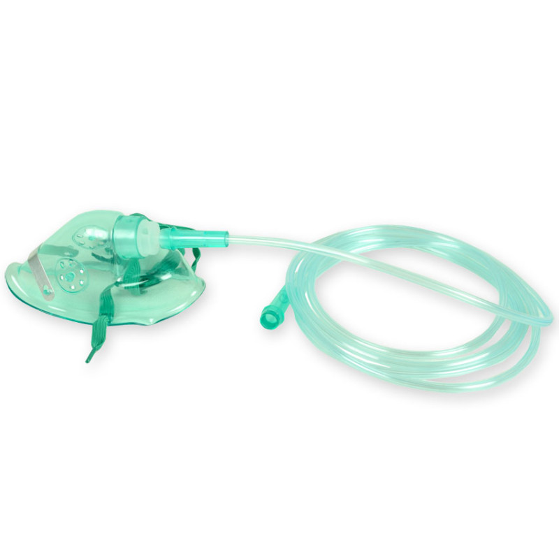 MASCHERA OSSIGENO MORBIDA ADULTI CON TUBO