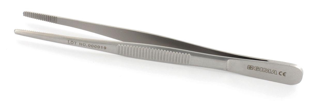 PINZA ANATOMICA 14CM ACCIAIO