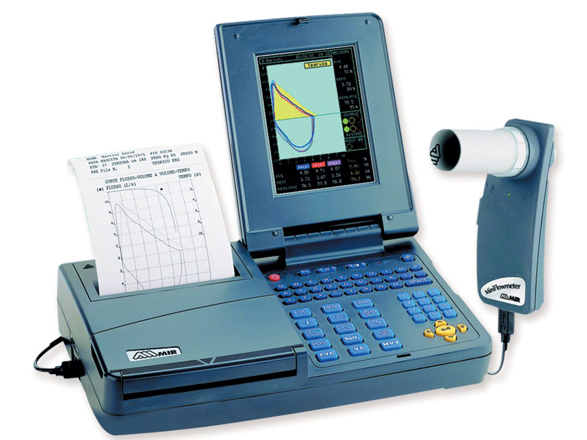 SPIROLAB CON DISPLAY A COLORI 