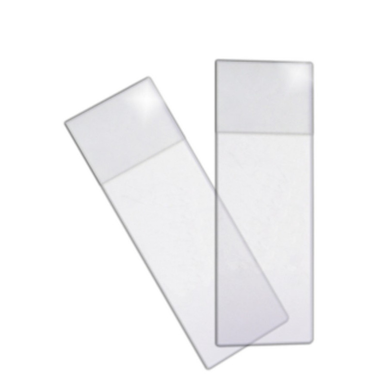 VETRINI PORTAOGGETTO MOLATI CON BANDA SABBIATA 26 x 76 MM