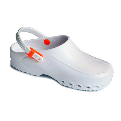 ZOCCOLI ULTRA LEGGERI CON LACCETTO BIANCO T.36